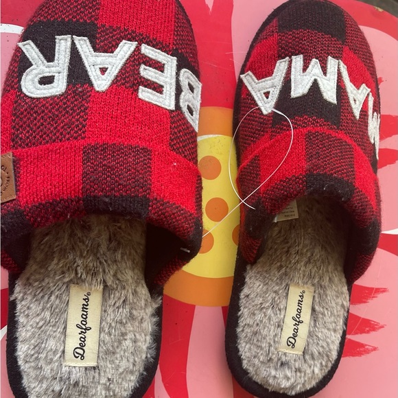 Women's Mama Bear Buffalo Check Clog Slipper - Picture 10 of 12